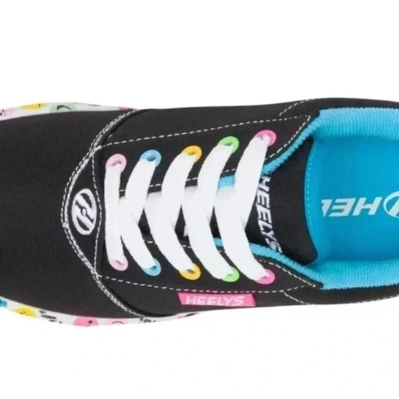 Heelys Black Rainbow Smiley Face  Design 
Skate Shoes size 7 woman - Picture 2 of 8